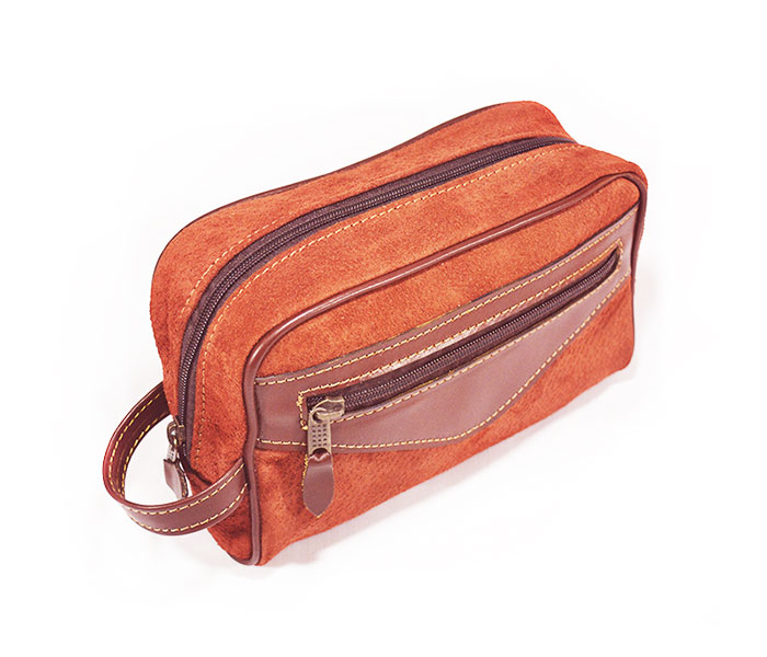 Necessaire Botinero Panama y Cuero