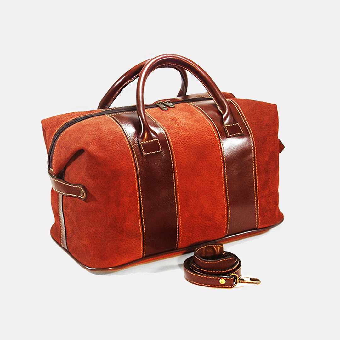 Bolso Cuero Grabado Carpincho