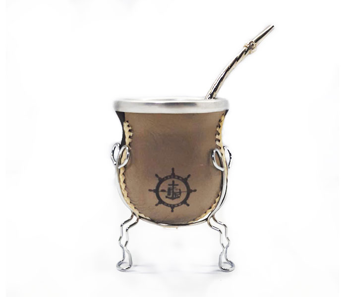 Mate Calabaza forrado en cuero