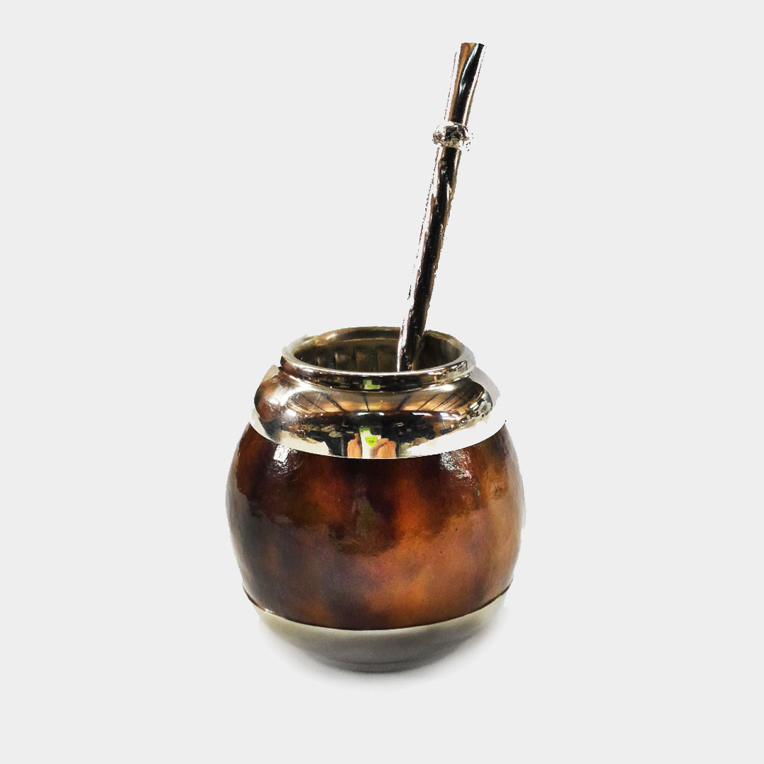 MATE VIDRIO VAQUETA