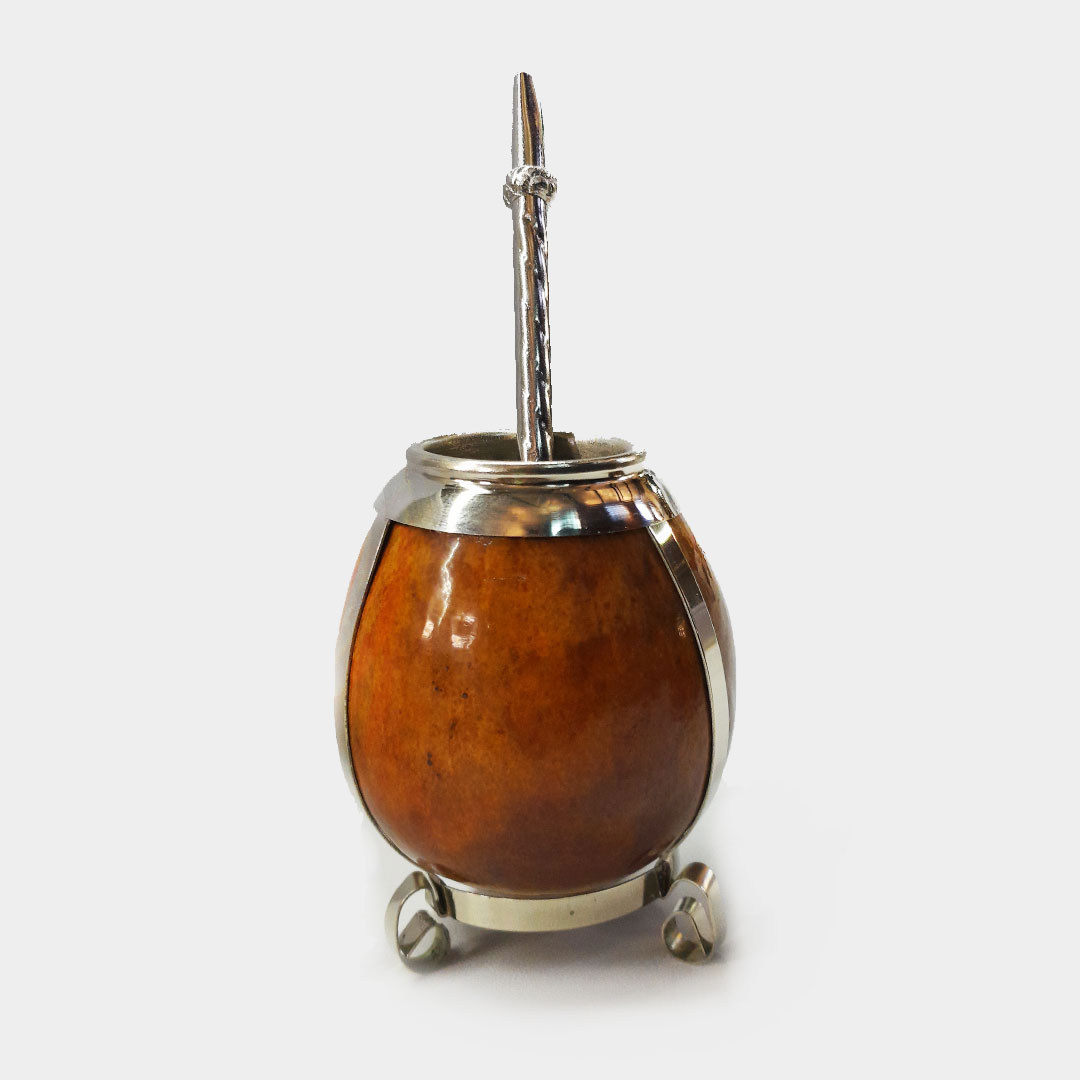 MATE VIDRIO VAQUETA