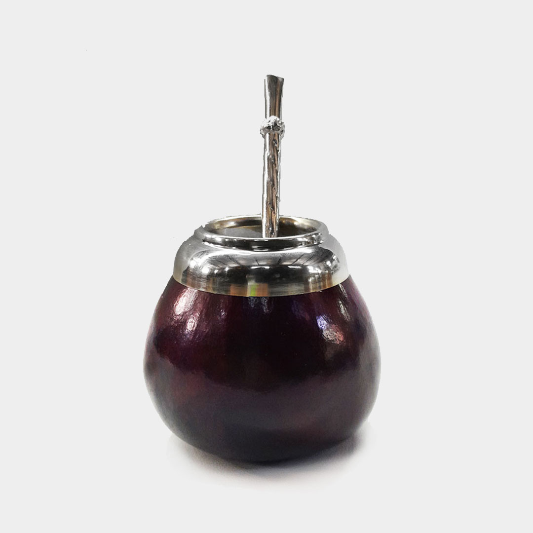 MATE VIDRIO VAQUETA