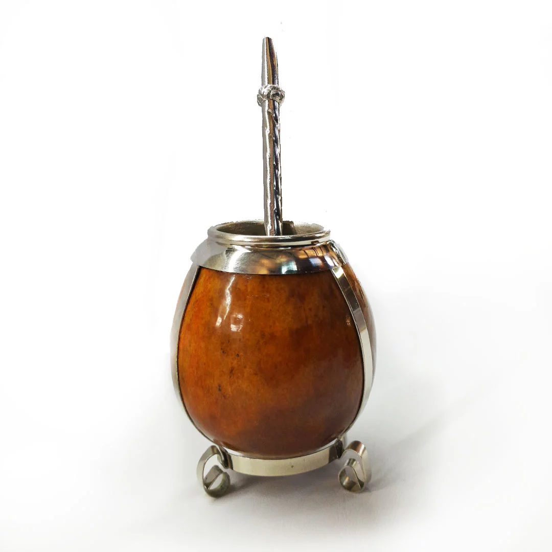 MATE VIDRIO VAQUETA
