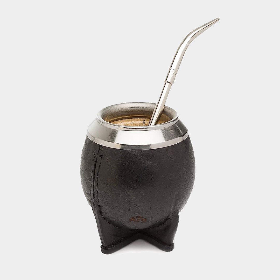Mate Calabaza forrado en cuero
