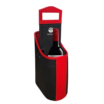 BOLSO PORTA VINOS ECO CUERO